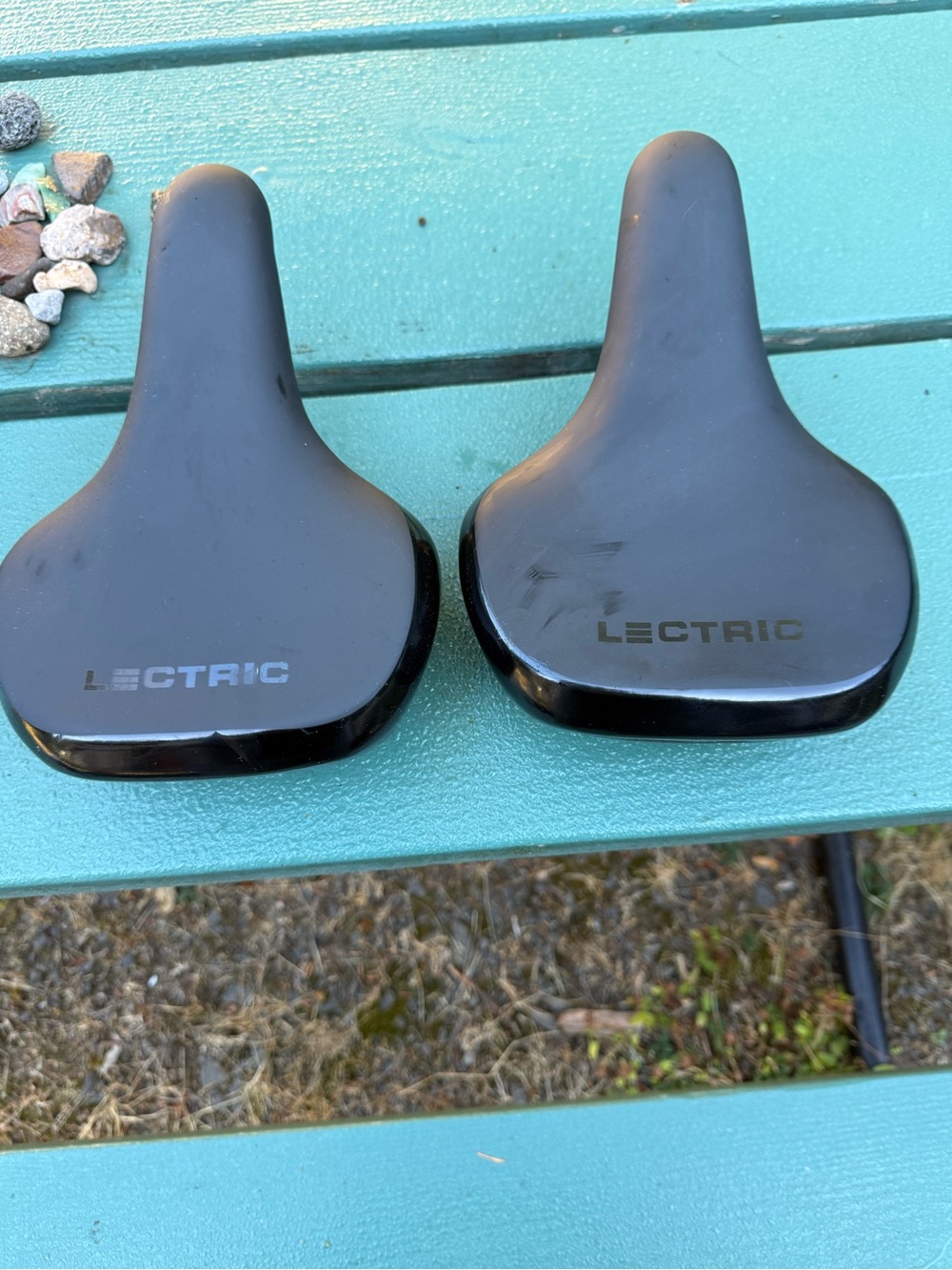 Electric Family Black Replacement Bike Saddles - Pair